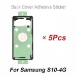 5Pcs Back Cover Adhesive Waterproof Sticker for Samsung Galaxy S10 Note 8 9 10 Plus 20 Ultra Rear Side Seal Tape Adhesive Glue (New)