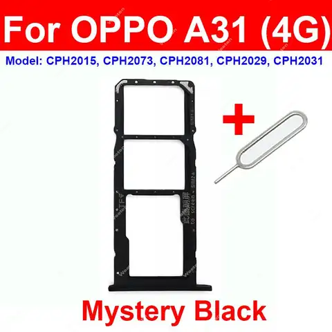 S774c68a19e754c8885f0516399c9fe7cW_480x480q75 Sim Card Tray OPPO A31 2020 A32 A33 4G 2020 A35 A36 A37 4G 2016 Card Slot Reader Adapter Holder Replacement Repair Parts (New) - Image 1