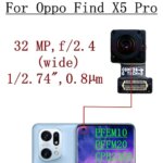 Original Back Facing Main Camera OPPO Find X5 Pro PFEM10 CPH2305 PFFM20 Front Selfie Wide Rear Camera Module Flex Parts (New)