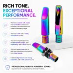 JOYLITE Tenor Saxophone Mouthpiece | Iridescent Rainbow Plated | Jazz & Pop Sax Parts | Sizes 5 6 7 8 | Factory Direct (New)