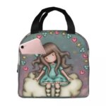 Girls Gorjuss Insulated Lunch Bag for Kids School Cooler Thermal Food Box Tote Leakproof Lunch Boxes Container (New)