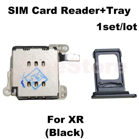 S787948ed2ec54ca882f4e9b1dbbd8935o_480x480q75 1set Sim Card Reader Flex Cable iPhone 11 13 12 14 Pro Max XR Dual Sim Card Tray Slot Holder Adapter Replacement (New) - Image 1