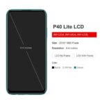 100% Tested 64'' Display Replacement With Frame Huawei P40 Lite LCD Touch Screen Digitizer Assembly Nova 7i JNY-LX2 LCD (New)