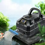 Portable Fish Pond Oxygen Pump Outdoor Rechargeable Fish Tank Air Pumps Adjustable Aquarium Oxygen Generator Fishing Oxygenator (New)