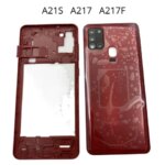 Back Cover For Samsung Galaxy A21S A217 A217F Rear Door Housing Case Battery Cover with Middle Frame Repair Parts (New)