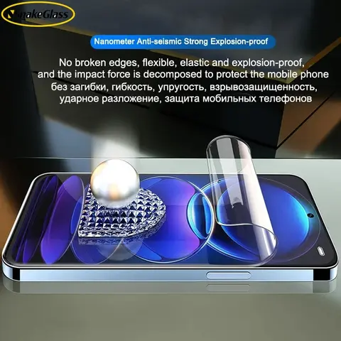 S78e2710ef027447d8091bea380da824aL_480x480q75 3Pcs Hydrogel Film Redmi Note 15 Pro Plus 14 13 Pro Plus 12S 12 Pro 11S Screen Protector Redmi 15 14 13C 12 Anti-Scratch (New) - Image 1