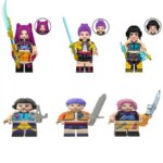 New Popular Kpop. Building Blocks Toy. Demon Hunters Mini Figures. Star Girl Group Rumi Idol Boy Group Saja Devil ActionToy (New)