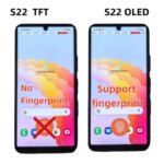 NEW TFT OLED Samsung Galaxy S22 5G S901B S901U S901W S901N S901E LCD Display Digital Touch Scree Replacement with frame (New)