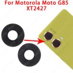 For Motorola Moto G85 5G XT2427 Camera Lens Cover and Front and Rear Facing Camera Module Flex Cable Replacement Spare Parts (New)