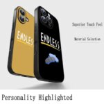 Hot E-Endless brake pads Cool pattern Phone Case iPhone18171615141312 X XR XS Plus Mini Pro Max Soft black Shockproof Cover (New)