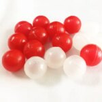 Dia 5/6/6.5/8/10/12/15/20/50mm Red Polypropylene PP Hollow Plastic Ball Precision Sphere Floating Liquid Level Indicator Ball (New)