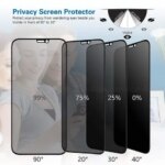 Privacy Screen Protector Oppo Realme 12 Anti Spy Tempered Glass Oppo Realme C55 C67 C53 C51 GT2 GT2 Pro Narzo 50 20A 10A (New)