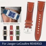 Leather watch strap men For original Jaeger-LeCoultre REVERSO DUOFACE SMALL SECONDS 3988482 MONOFACE Q3858522 Cowhide watchband (New)