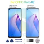 OPPO Reno 8Z Screen Display Replacement 2400*1080 Reno 8Z LCD Touch Digitizer Assembly (New)