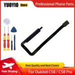 100% Br New Original Oukitel C58 C58 Pro C21 Pro Cellphone Fingerprint Button Cable Sensor recognizer Parts Gift tools (New)