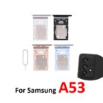 Samsung Galaxy A53 5G A536 A536B A536E Phone SIM Tray Micro SD Card Slot Drawer Holder Pocket Single Dual Parts Black Blue (New)