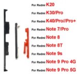 Redmi Note 7 8 9 Pro Note 8T 9S K20 K30 Pro 5G Side Button Buckle Bolt Bracket Power Volume Key Switch Bracket Snap Gasket Bangladesh (New)