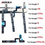 Power Switch On Off Button Volume control Key Button Flex Cable Google Pixel 5 5A 6 6A 7 7A 8 9 Pro XL (New)