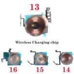 Wireless Charging Coil With Flash Volume Tape For iPhone 16 15 14 Plus 12 13 Pro Max Charger Panel Sticker NFC Chip Flex Cable (New)