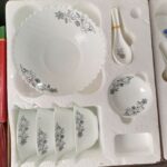 10 pieces soup set, nasir opal glassware.