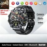 New Q668 Independent SIM Smart Watch 4G Full Netcom Front Dual Cameras Android System Heart Rate & Step Count Sports Wristwatch (New)