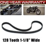 128T 1-1/8" Rear Drive Belt 40022-91 58-420 1204-0042 Replacement Drive Belt For 91-03 Harley Davidson Sportster 883 1200 (New)