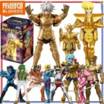 BLOKEES Saint Seiya Building Block Small Particles Man Many Stars Edition 4nd Gemini SAGA Virgo Shaka Assembly Model Toys Gift (New)