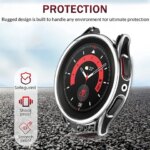 Watch Case Samsung Galaxy Watch 5 40mm44mmHard PC Bumper Set Watch Galaxy 5 Pro 45mm All-Around Protective Bumper Shell (New)