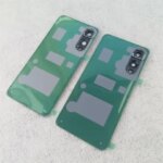 Original Back Glass Samsung Galaxy S25 Edge SM-S937U Battery Cover Rear Door Housing Panel Repair Parts & Camera Lens Frame (New)