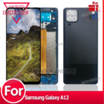 NEW Samsung Galaxy A12 LCD Display Touch Screen Digital Assembly A12 Screen Replacement+Frame Battey Cover Housing (New)
