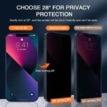 Anti Spy Peep Privacy Screen Protector Glass Huawei Honor X8 X9 P20 Pro P40 P30 P20 Lite Mate 20 30 50 Y5 Y9 Tempered Glass (New)