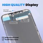 iPhone X XR XS Max LCD Screen Replacement Display Touch Screen Digitizer Assembly 3D Touch High Brightness Factory Direct (New)