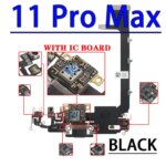 USB Port Charger Dock Connector Mic Cable IPhone 11 12 Pro Max 11P 11PM 12P 12PM Dock Charging Board Flex Module (New)