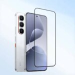 New Upgrade Infinix Hot 60 Pro Flat Glass Protector 9H Anti-Scratch Full Glue Screen Glass Soft Fiber Lens Film (New)