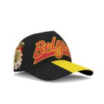 Belgium Baseball Cap Custom Made Name Belgie Team Logo Be Hat Bel French Travel Belgique Nation Belgien Flag Photo Headgear (New)