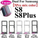 5pcs Dual Sim Card Tray SamSung S22 S21 S20 Plus S10 S9 S8 S7 Edge S10E S10 Lite Nano Micro SD Holder Part (New)