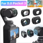 DJI Osmo Pocket 3 Magnifier Lens 40° Wide Angle Filter Optical Glass 2x Zoom Optical Lens Magnetic design Quick Installation Bangladesh (New)