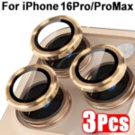 Metal Camera Lens Protector IPhone 17/16Pro 9H Empered Glass Anti Scratch Individual Lens Film Cap IPhone16 ProMax Bangladesh (New)
