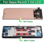 AMOLED  TFT Oppo Reno8 T 8T 5G LCD Display Touch Panel Digitizer Assembly Reno8 T 5G CPH2505 LCD Dsiplay (New)