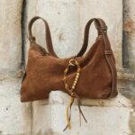 Songmont package pendant free rope accessory hand-woven pendant vintage matching accessory keychain (New)