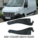 2PCS Windshield Cowl Cover For Renault Master III IV 668119349R 668101824R Black ABS Trim Moulding Car Exterior Accessories (New)