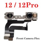 For iPhone 11 12 13 X XR XS Pro max Front Camera Sensor Proximity Facing Small Camera Flex Cable Replacement Parts No Face ID (New)