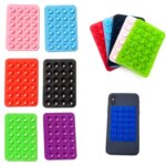 1pc Silicone Suction Pad Mobile Phone Fixture Suction Cup Backed Adhesive Silicone Rubber Sucker Pad Fixed Bangladesh (New)
