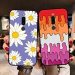 Meizu M8 Lite Case Flower Painted Silicone Cases Meizu V8 M8 Lite X8 Phone Case TPU Cover Protective Fundas (New)