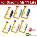 Xiaomi Mi 11 Mi11 Lite Fingerprint Sensor Home Return Key Menu Button Flex Ribbon Cable Black White Blue Green Bangladesh (New)
