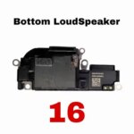 Bottom LoudSpeaker Flex Cable iPhone 16 15 14 13 Pro Max 14 15 16 Plus 13 14 Ringer Buzzer Sound Speaker Inner Ringtone Part (New)