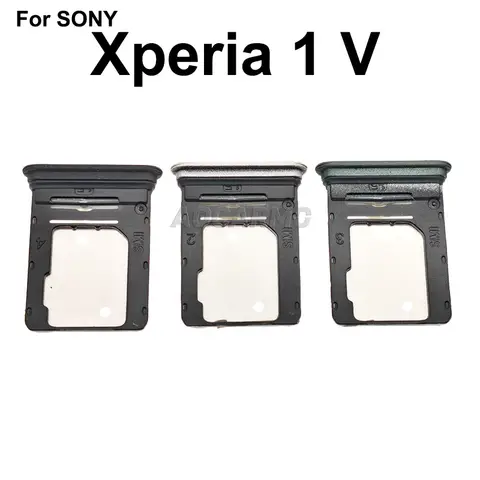 S7fc027494c3b42298fa52fa5361646b7e_480x480q75 Aocarmo Sony Xperia 1 V X1v Dual SIM MicroSD Card Holder Tray Slot Drawer Repair Part XQ-DQ72 DQ62 DQ44 SO-51D SOG10 (New) - Image 1