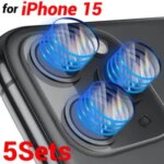 15PM Back Camera Tempered Glass Lens Protector Film iPhone 15 15Plus 15Pro Max Clear Anti Scratch Protective Rear Lens Film Bangladesh (New)
