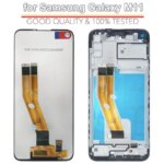 Tested LCD Samsung Galaxy M11 LCD Display Touch Screen Digitizer Assembly Samsung M11 M115F M115M Phone LCD with Frame (New)
