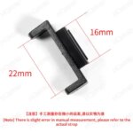 1 Pair Plastic Connector Casio GA110 2100 DW5600 Watch B Adapter Black Watches Accessories (New)